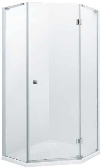 Roca Metropolis box doccia 90x90 cm cromo lucida/vetro trasparente AMP3709012M