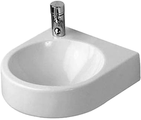 Duravit Architec lavabo 38x36 cm semicircolare a parete bianco 0766350009