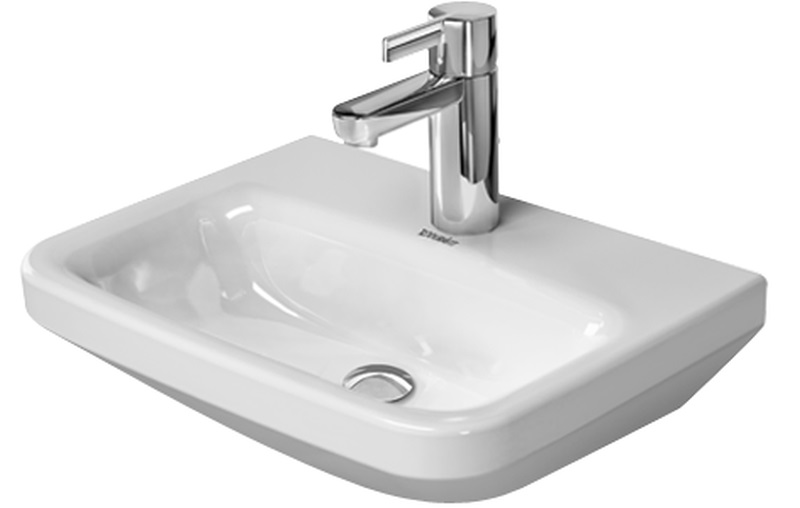 Duravit DuraStyle lavabo 45x33.5 cm rettangolare a parete bianco 0708450000