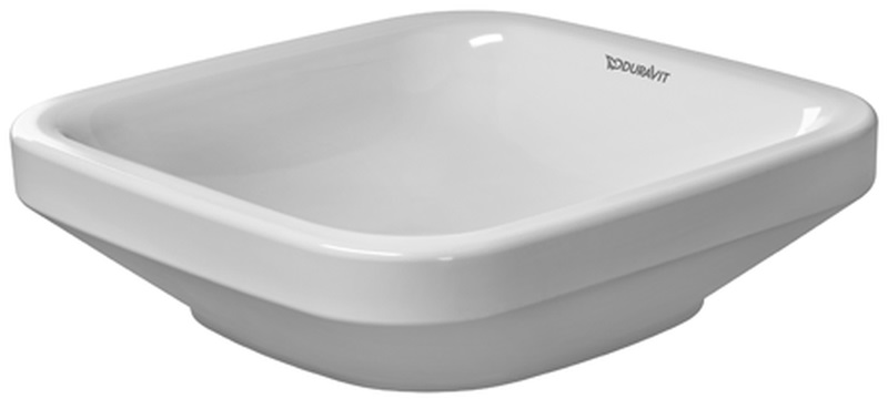 Duravit DuraStyle lavabo 43x43 cm quadrata da appoggio bianco 0349430000