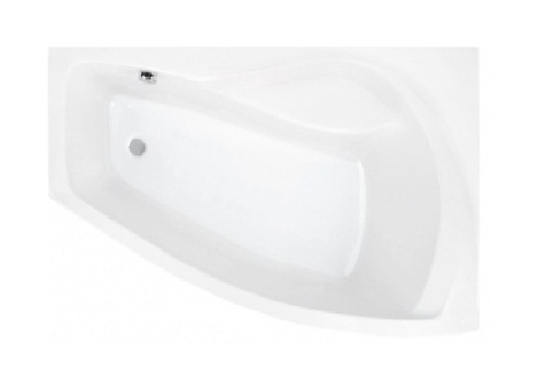 Roca Nicole vasca da bagno angolare 150x90 cm destra bianco A24T145000