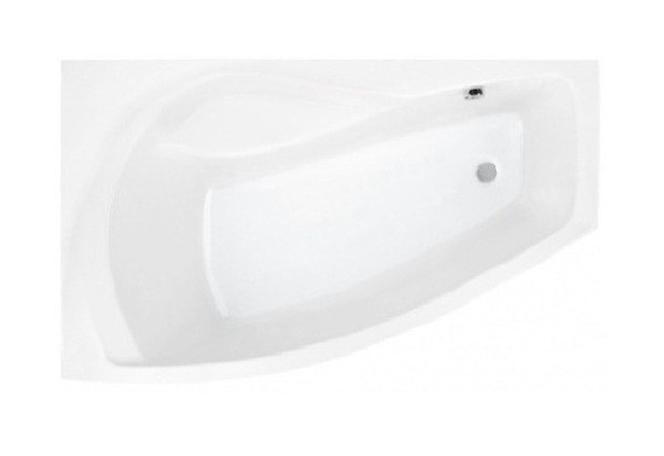 Roca Nicole vasca da bagno angolare 160x95 cm sinistra bianco A24T169000
