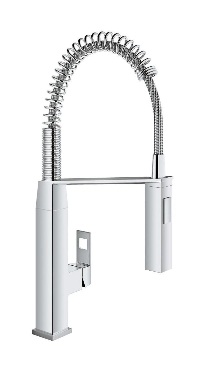 Grohe Eurocube rubinetto da cucina verticale StarLight Chrome 31395000