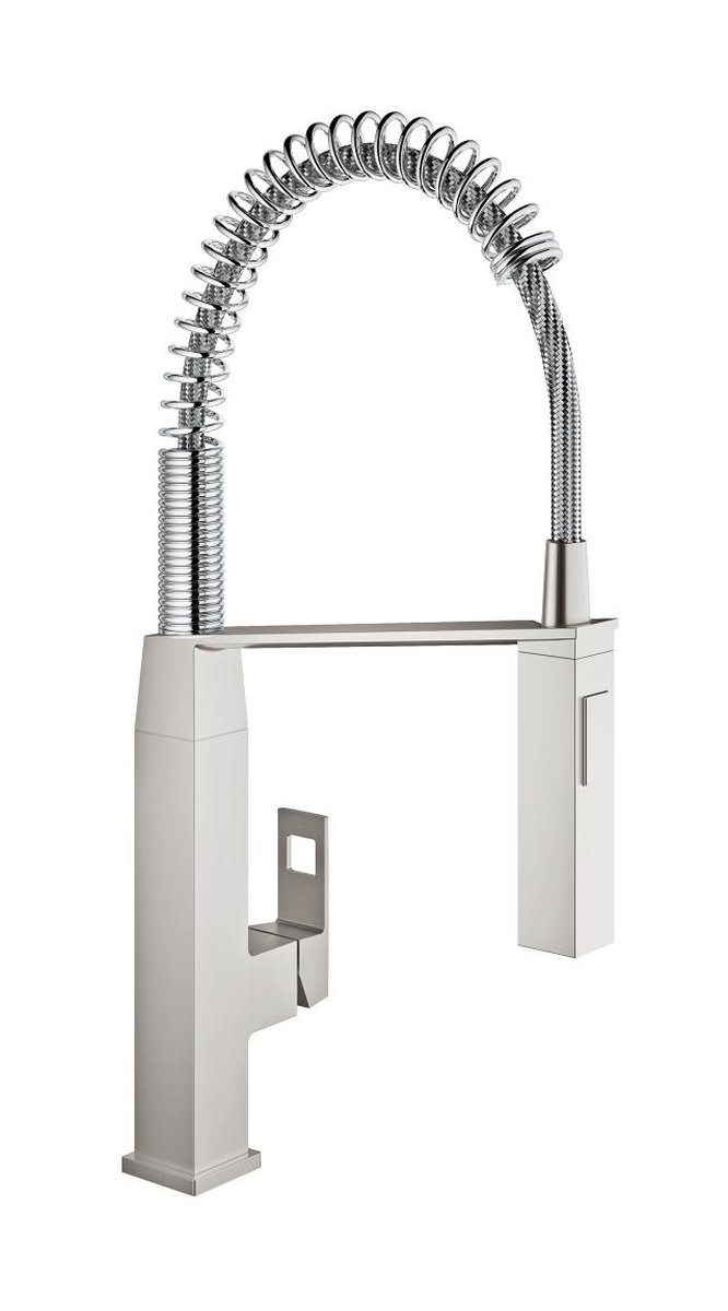 Grohe Eurocube rubinetto da cucina verticale SuperSteel 31395DC0