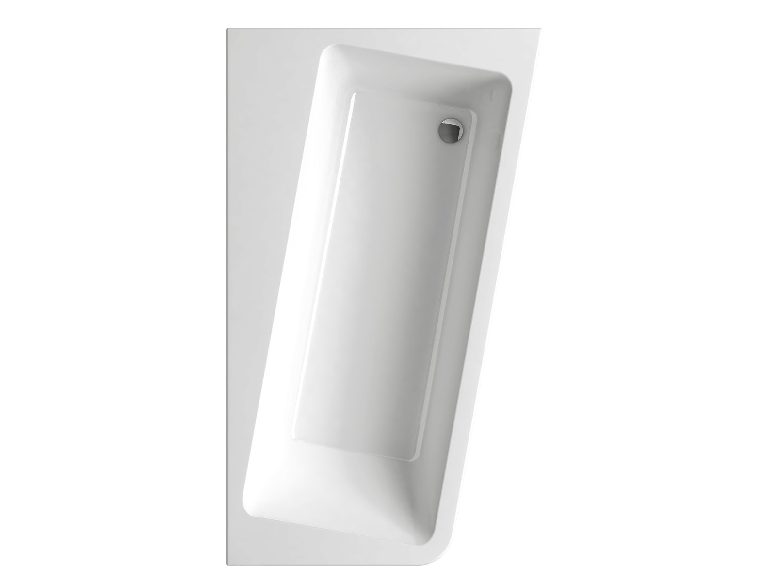 Ravak 10° vasca da bagno angolare 170x100 cm destra bianco C821000000