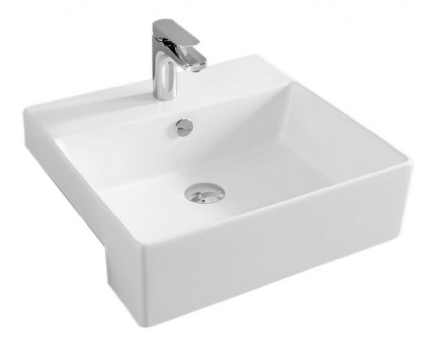 Art Ceram Quadro lavabo 50x48 cm rettangolare da mobile bianco QUL00401;00