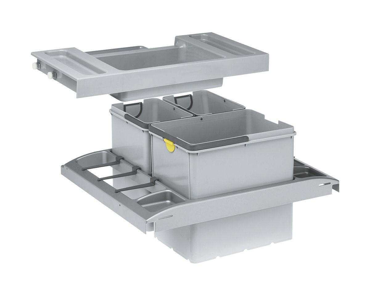 Franke Trolley Vario contenitore per rifiuti 34 l grigio 134.0066.057