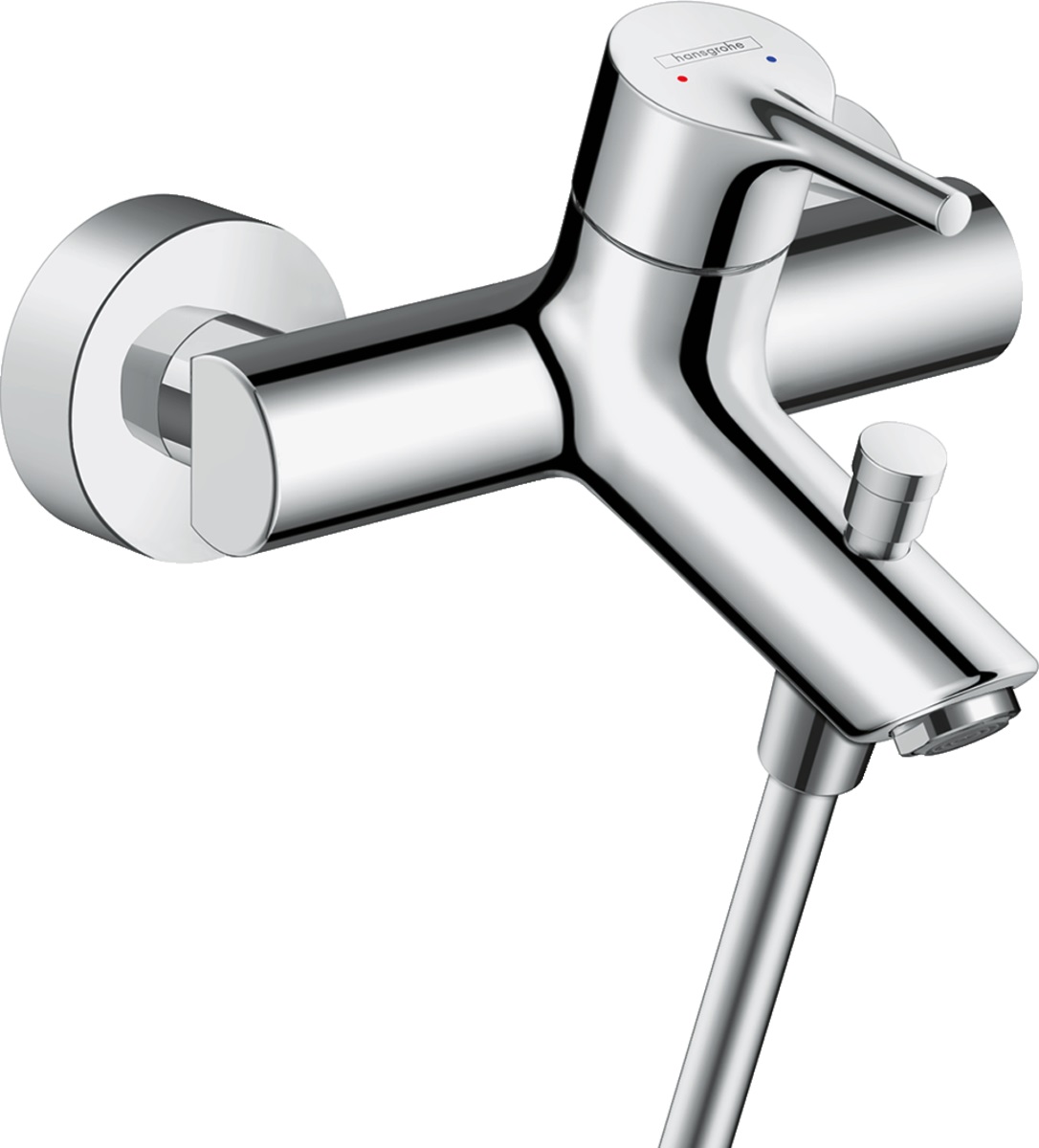 Hansgrohe Talis S rubinetto per vasca e doccia a parete cromo 72400000