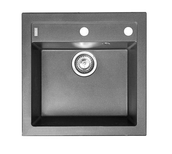 Alveus Formic lavello in granito 52x51 cm nero 4402091