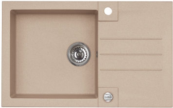 Alveus Rock lavello in granito 78x48 cm grigio/grafite/inox 4203002