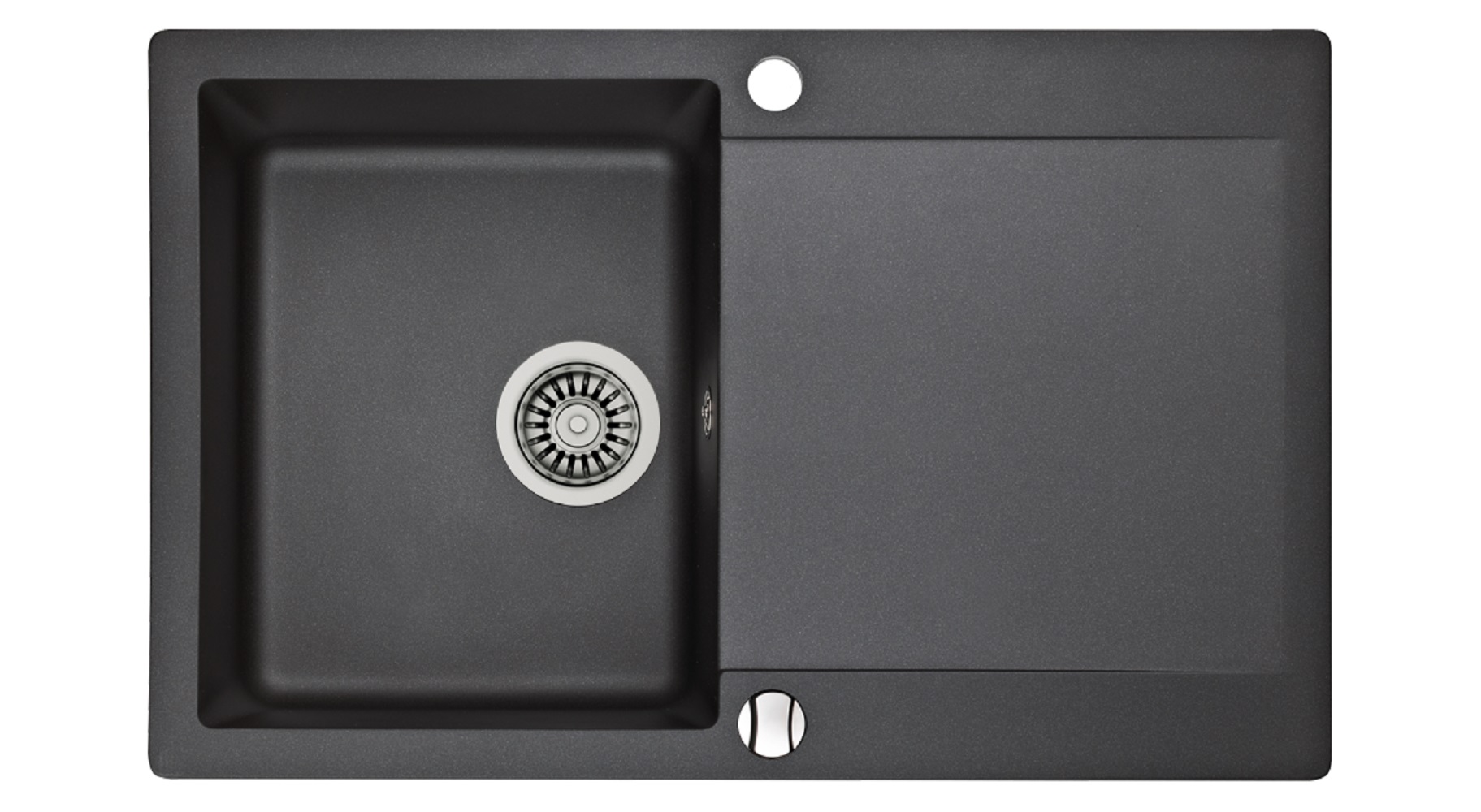 Teka Clivo lavello in granito 78x49.5 cm grigio/grafite/inox 40148000