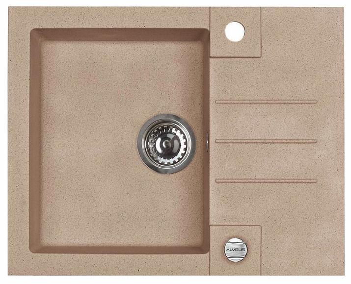 Alveus Rock lavello in granito 59.5x47.5 cm grigio/grafite/inox 4213002