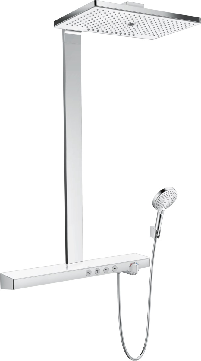 Hansgrohe Rainmaker Select set doccia a parete con termostato cromo-bianco 27106400