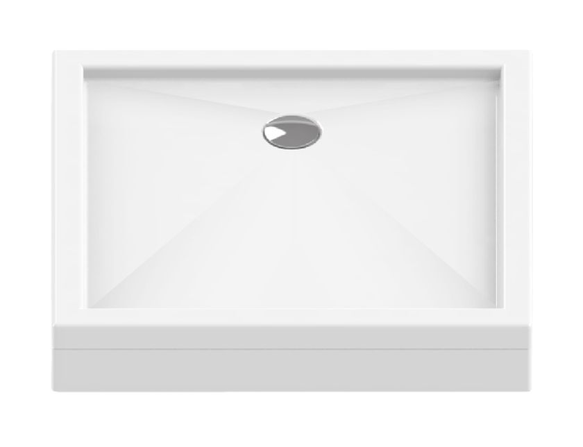 New Trendy Cantare piatto doccia quadrato 80x80 cm bianco B-0321