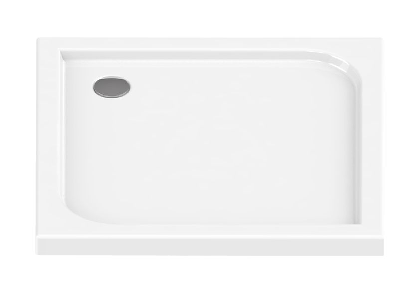New Trendy Cantare piatto doccia quadrato 100x100 cm bianco B-0138