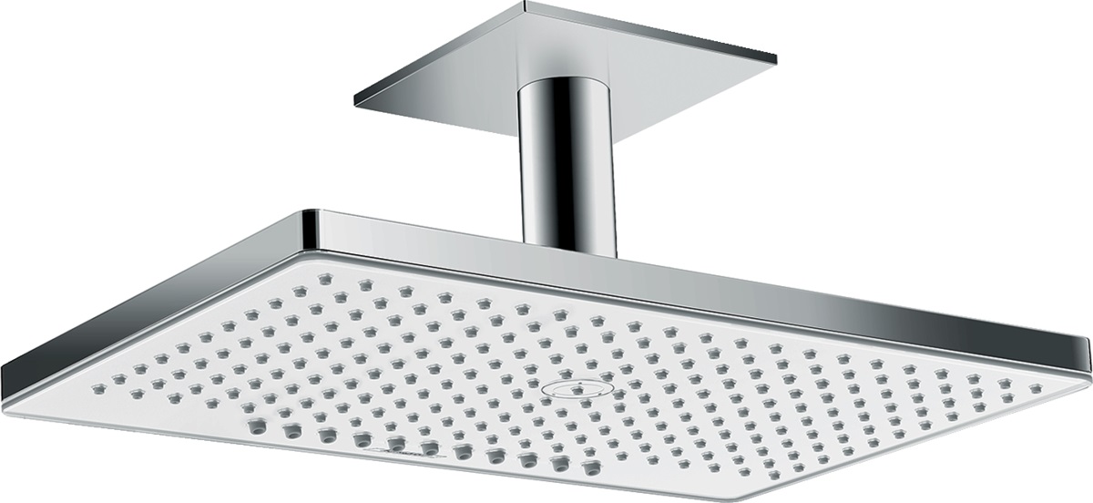 Hansgrohe Rainmaker Select soffione doccia 46.6x30 cm rettangolare cromo-bianco 24014400