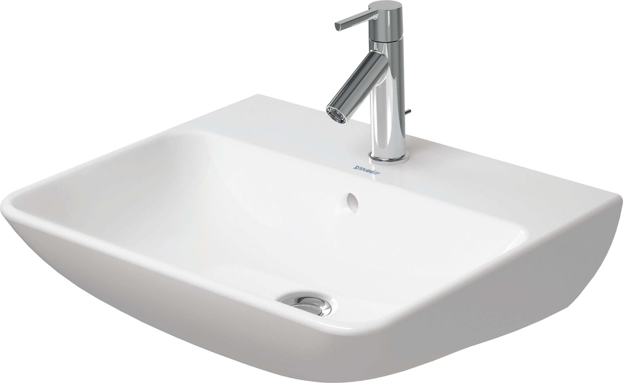 Duravit ME by Starck lavabo 55x44 cm rettangolare a parete bianco 2335550000