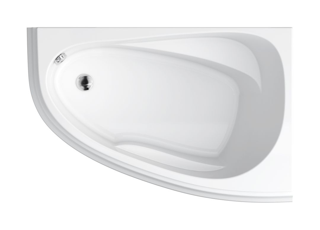 Cersanit Joanna New vasca da bagno angolare 140x90 cm destra bianco S301-166