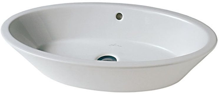 Hatria Happy Hour lavabo 70x40 cm ovale da appoggio bianco Y0M901
