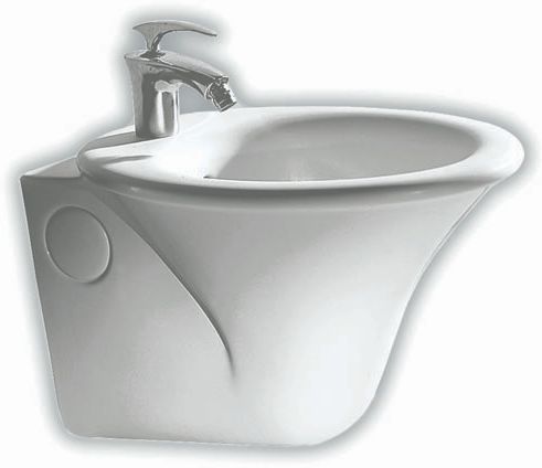 Hatria Sculture bidet sospeso bianco Y0BF01