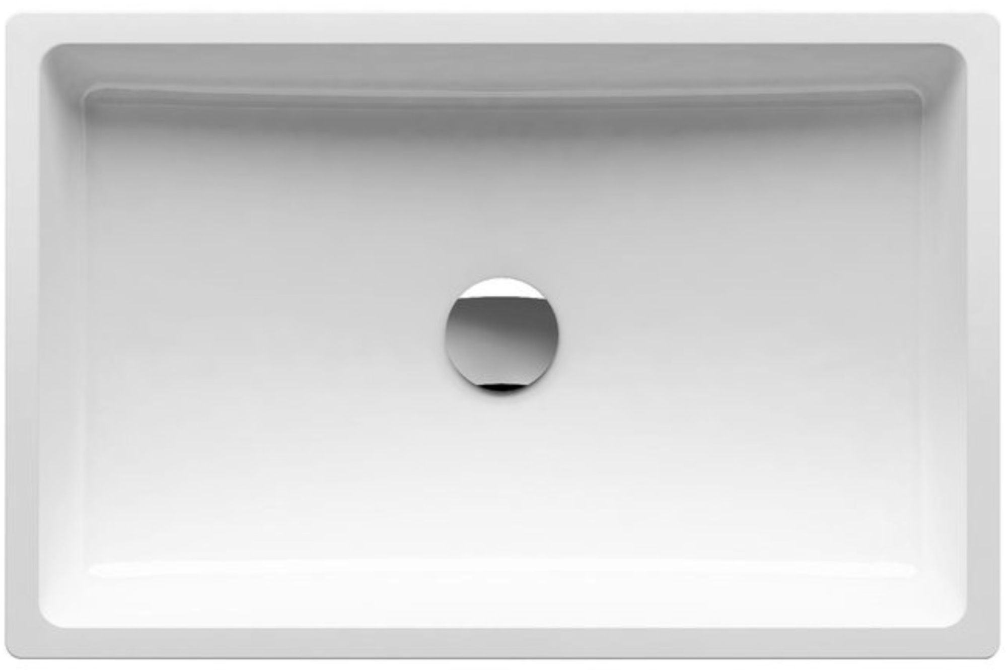 Ravak Formy 01 lavabo 60x39 cm rettangolare da appoggio bianco XJL01260000