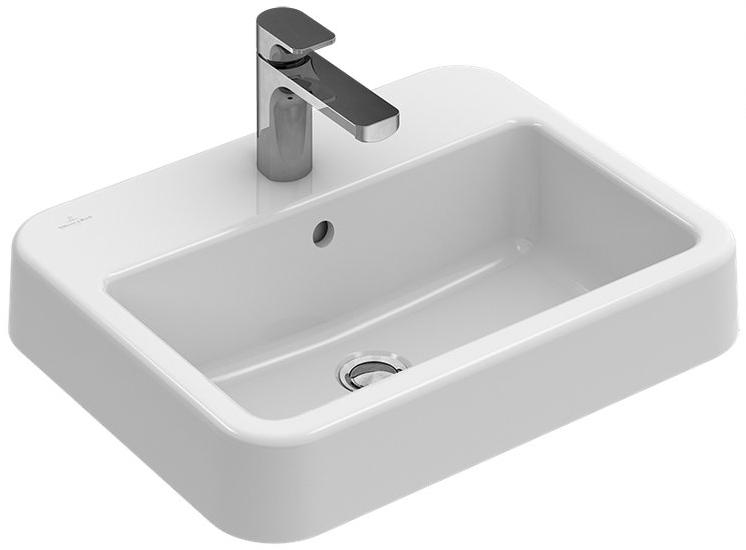 Villeroy & Boch Architectura lavabo 55x43 cm rettangolare da incasso bianco 41935501