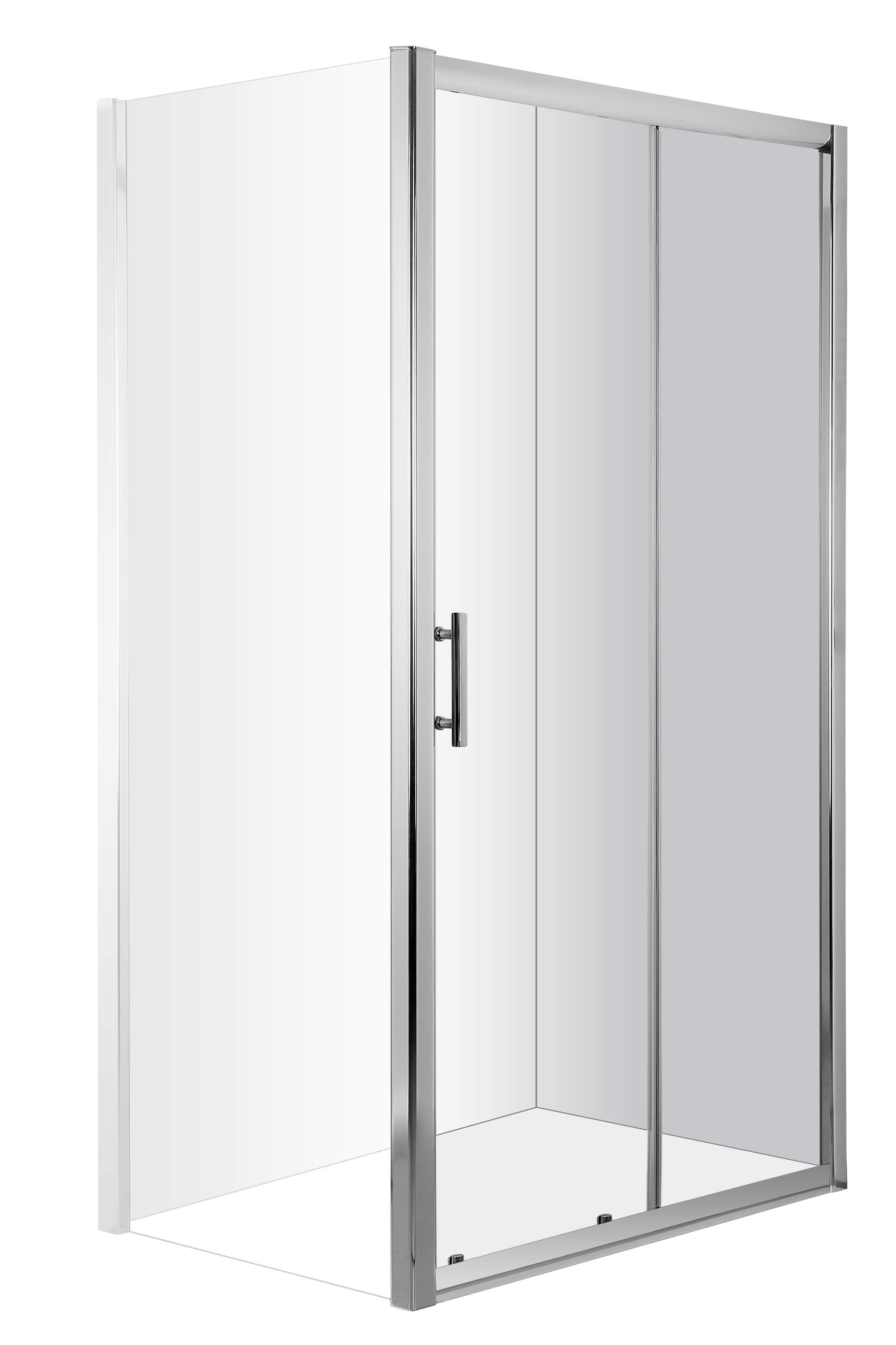 Deante Cynia porta doccia 140 cm scorrevole cromo lucida/vetro trasparente KTC_014P