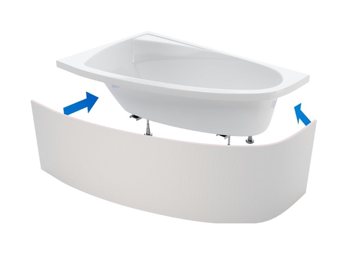 Excellent Flex rivestimento per vasca da bagno OBEX.N.250WH