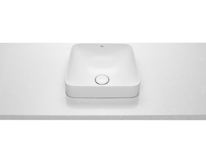 Roca Inspira lavabo 37x37 cm quadrata da incasso bianco A32753R000