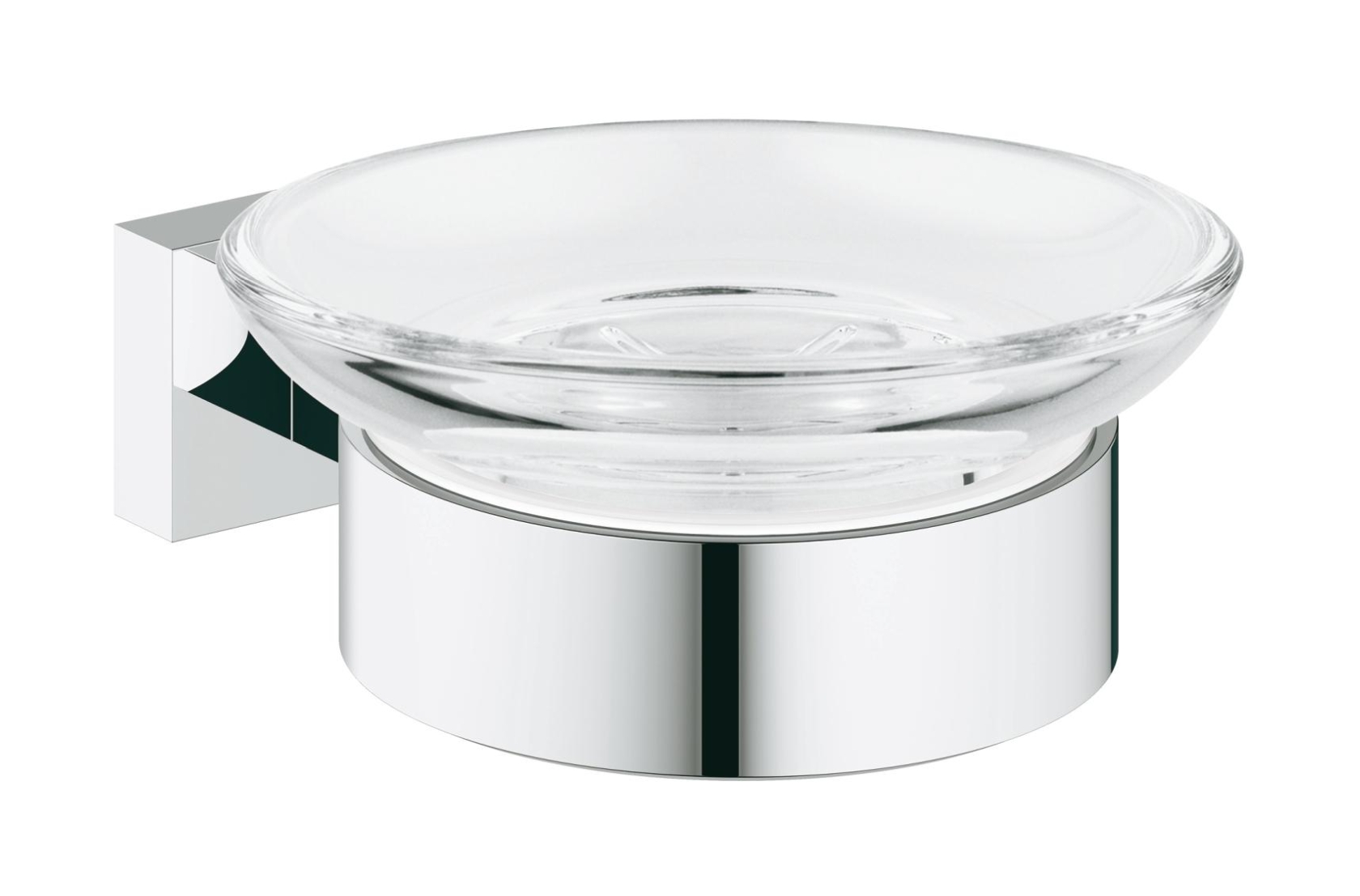 Grohe Essentials portasapone a parete cromo-trasparente 40754001