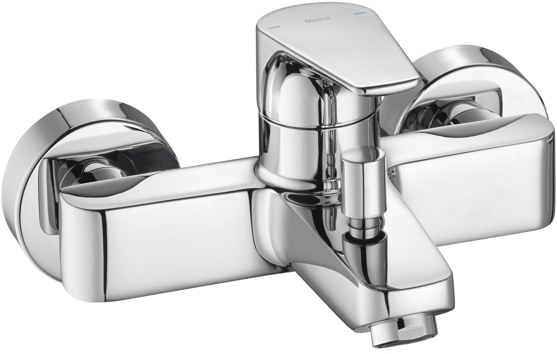 Roca Atlas rubinetto per vasca e doccia a parete cromo A5A0290C00