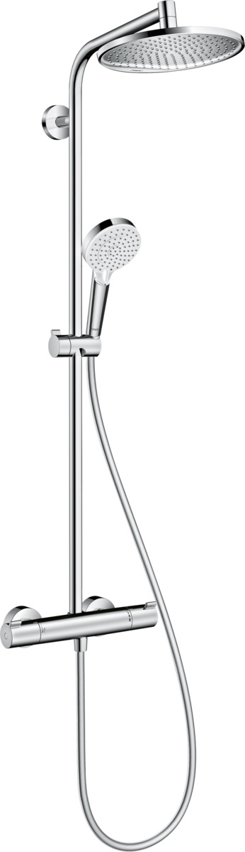 Hansgrohe Crometta set doccia a parete con termostato cromo 27268000