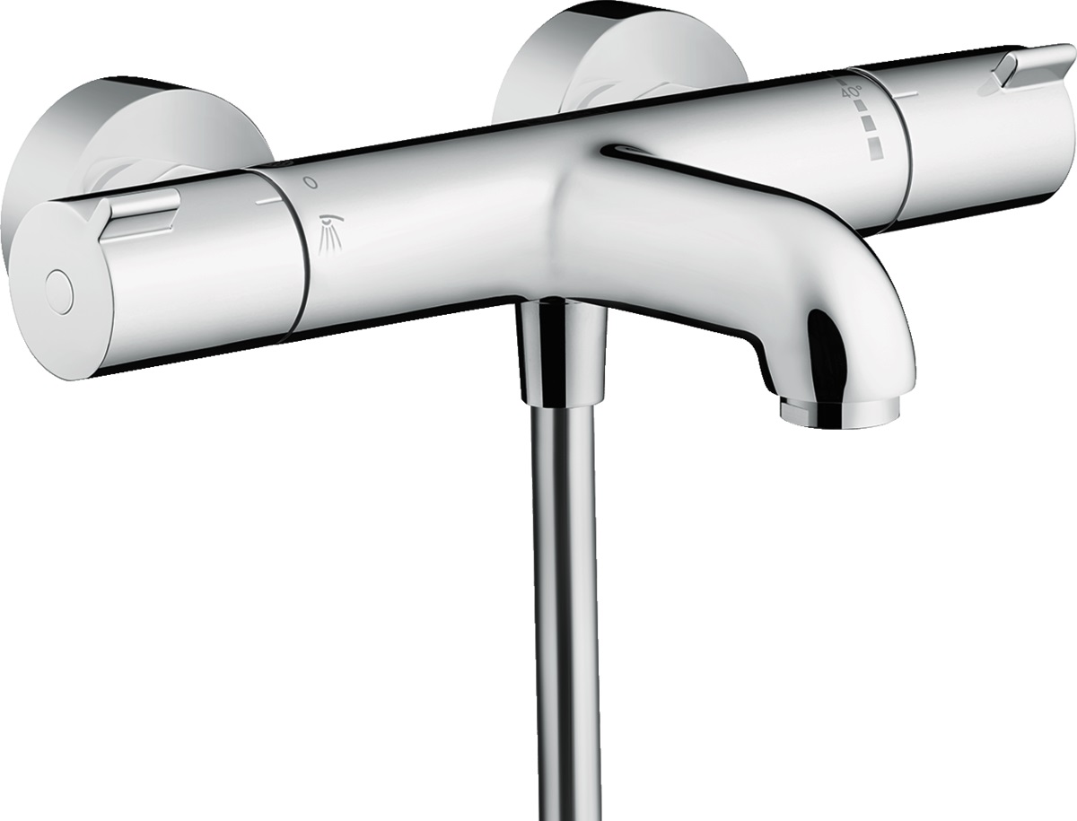 Hansgrohe Ecostat rubinetto per vasca e doccia a parete con termostato cromo 13201000