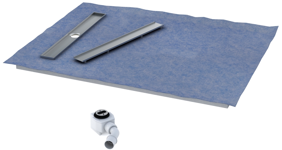 Schedpol Base piatto doccia sottopiastrelle 60 cm cromo 10.007/OLKB/CH