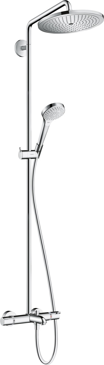 Hansgrohe Croma set doccia a parete con termostato cromo 26792000