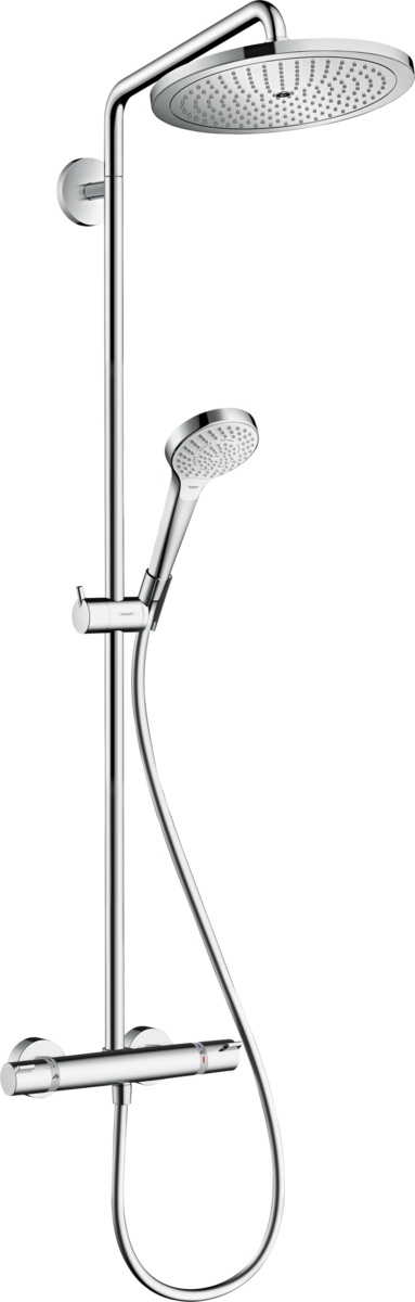 Hansgrohe Croma set doccia a parete con termostato cromo 26794000