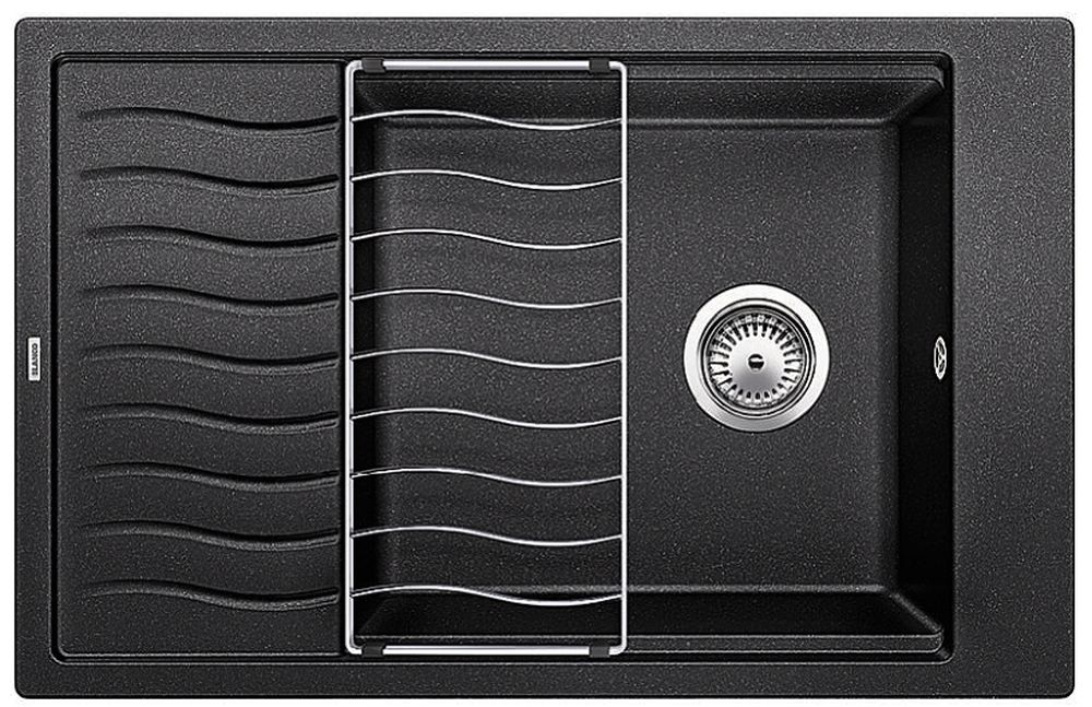 Blanco Elon XL 6 S lavello in granito 78x50 cm nero 518745