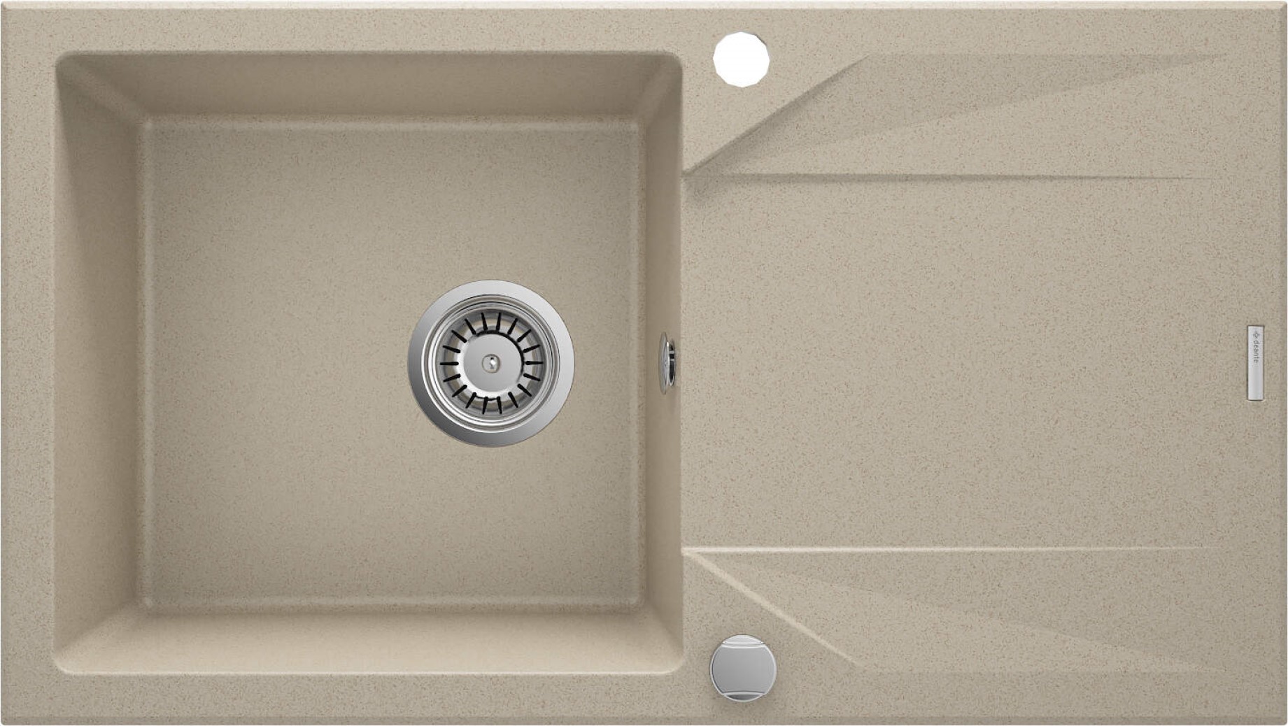 Deante Evora lavello in granito 78x44 cm beige ZQJ_7113