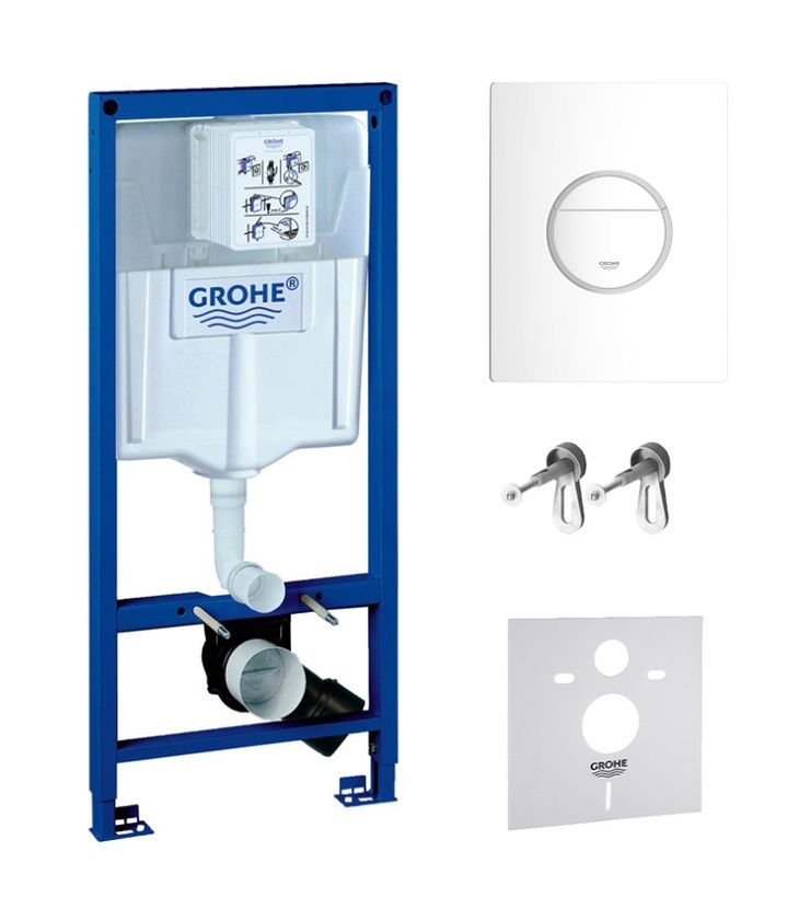 Set modulo di installazione Grohe Rapid SL 38539001, placca di comando Grohe Nova 38765SH0