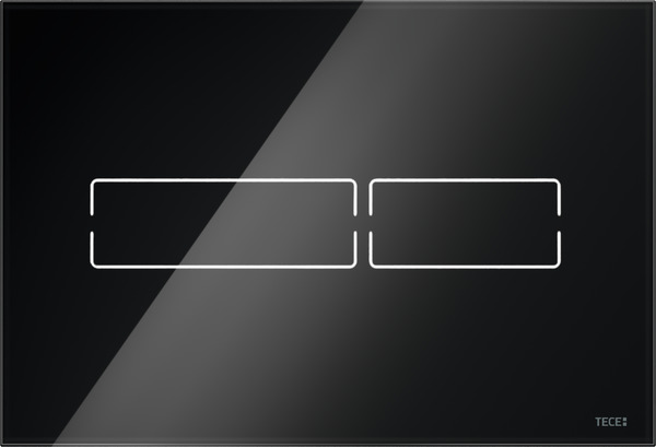 Tece Lux Mini placca di comando per WC nero 9.240.961