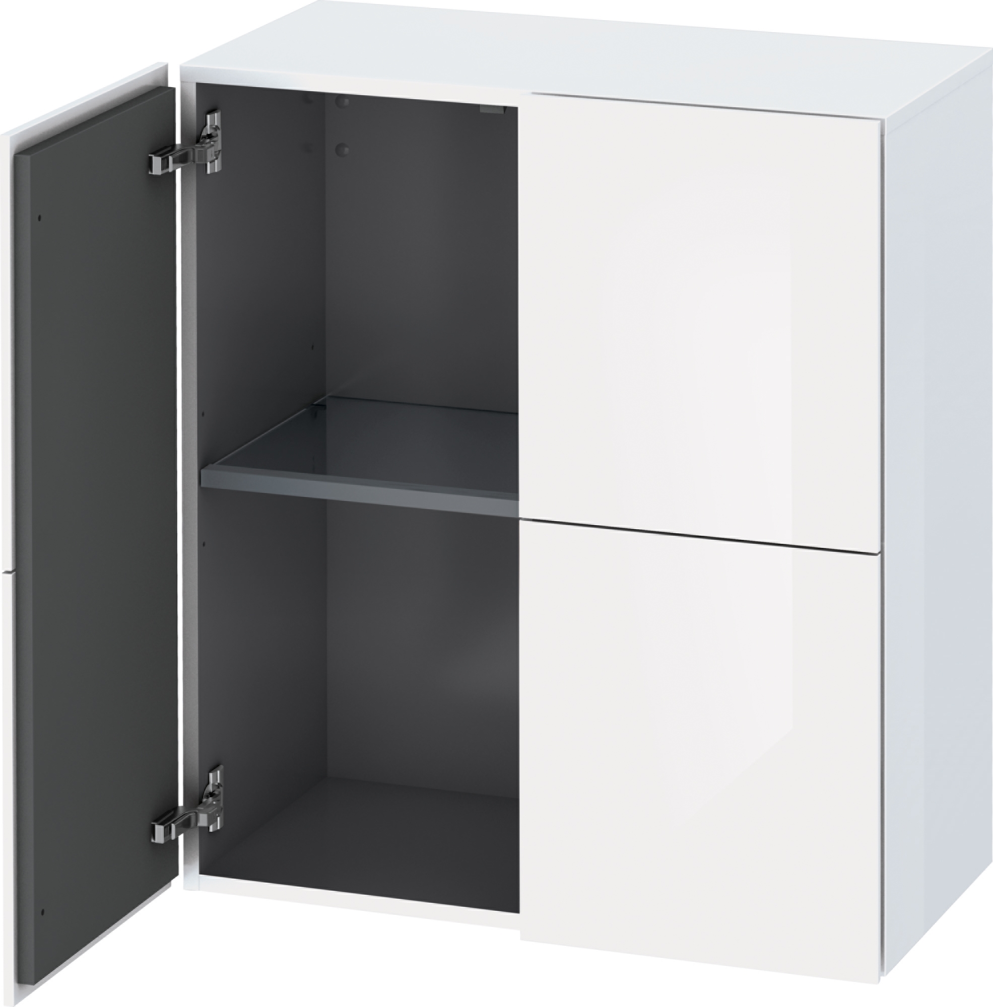 Duravit L-Cube armadietto 70x36.3x80 cm laterale sospeso bianco LC117702222