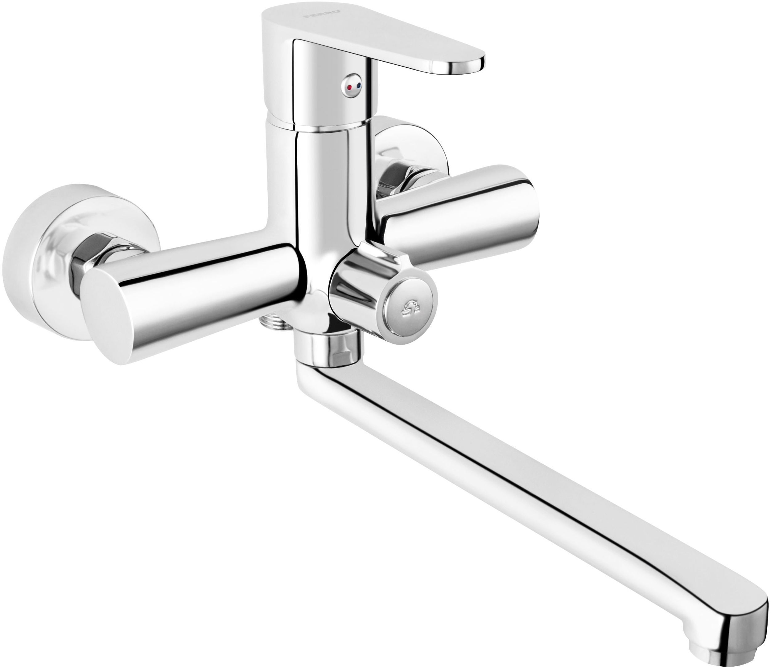 Ferro Algeo rubinetto per lavabo a parete cromo BAG3A