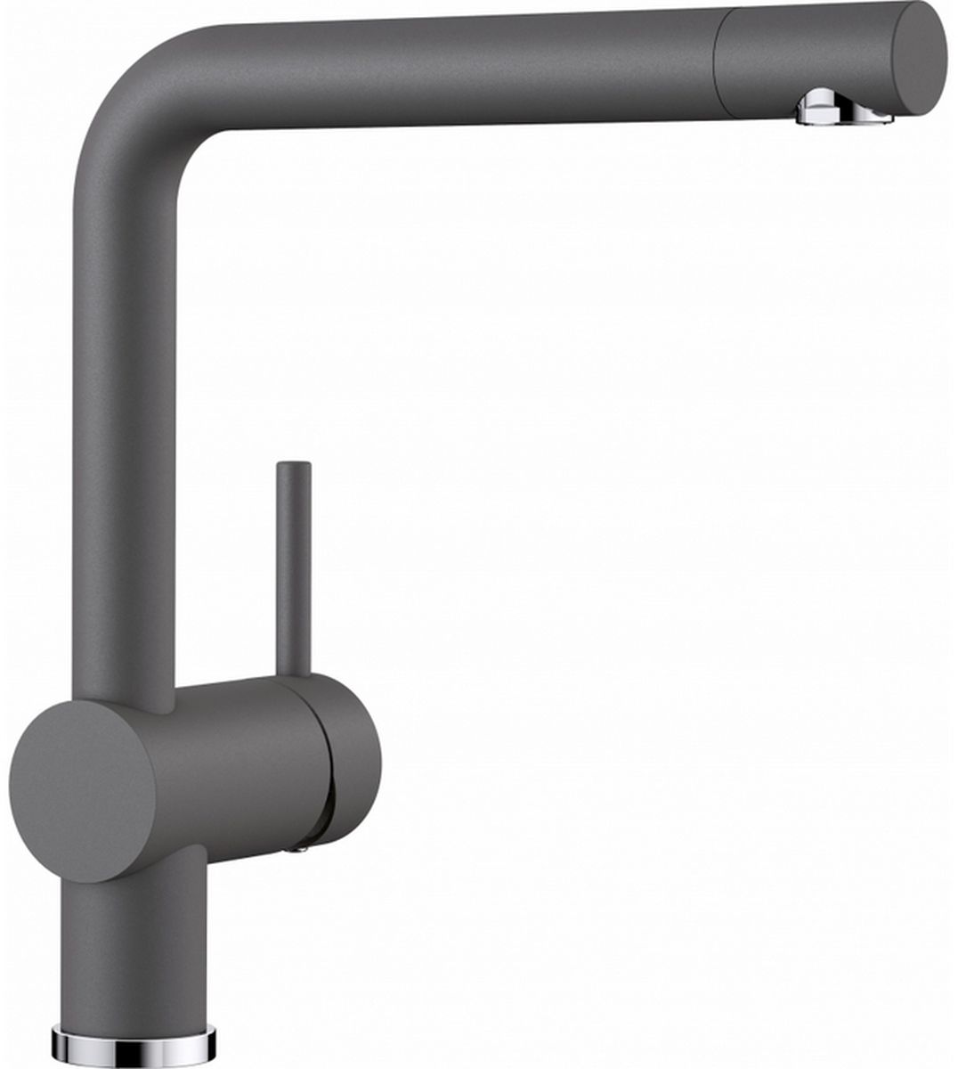 Blanco Linus rubinetto da cucina verticale grafite/grigio 518814