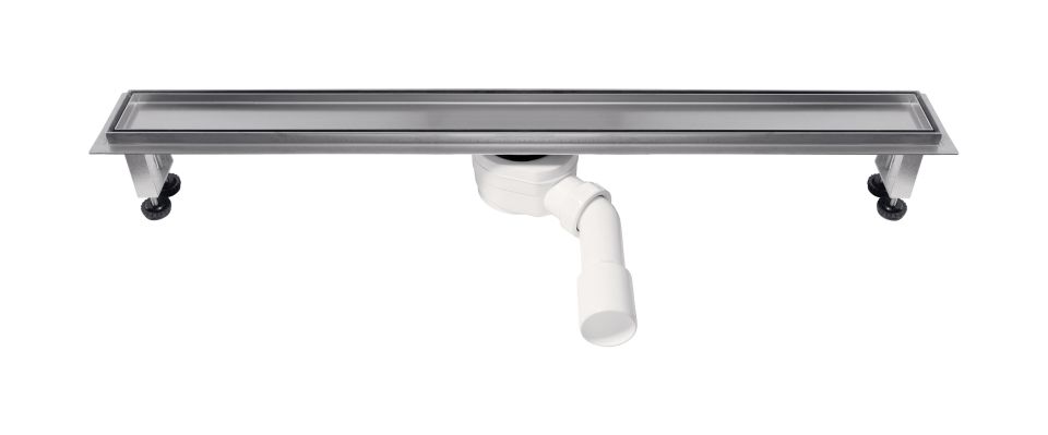 Ferro scarico per doccia 80 cm acciaio OLP1-80