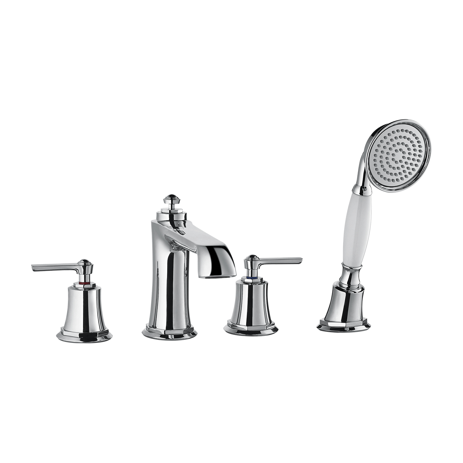 Omnires Armance rubinetto per vasca e doccia bordo vasca cromo AM5232CR