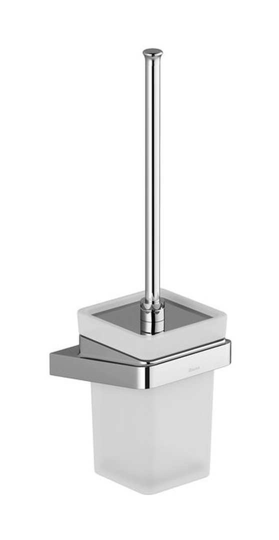 Ravak 10° scopino wc avvitato cromo-vetro X07P330