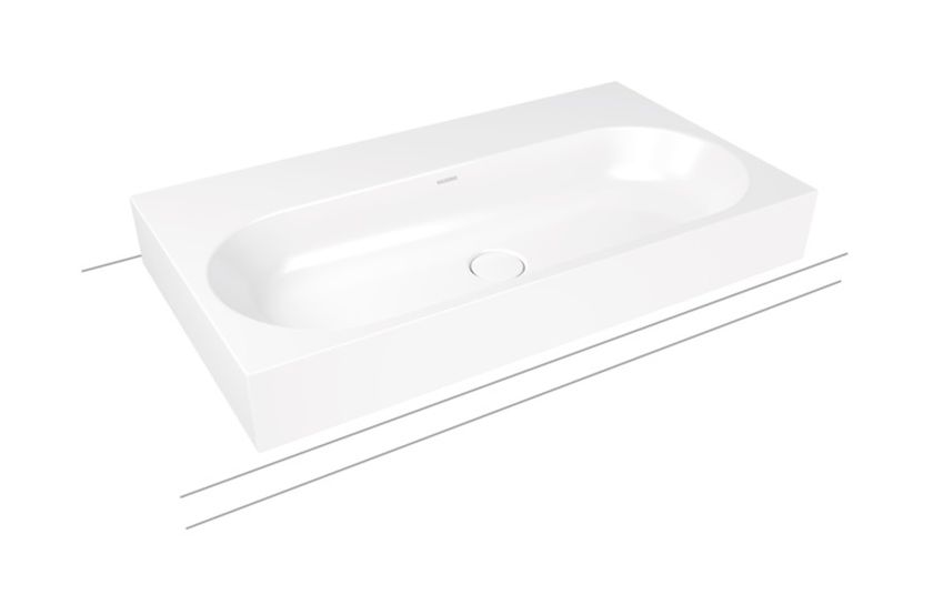 Kaldewei Centro lavabo 90x50 cm rettangolare da appoggio bianco 903106013001