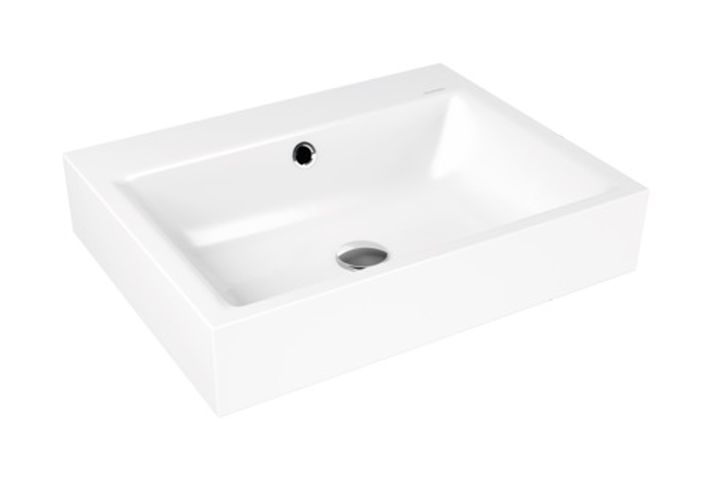 Kaldewei Puro lavabo 60x46 cm rettangolare a parete bianco 901406013001