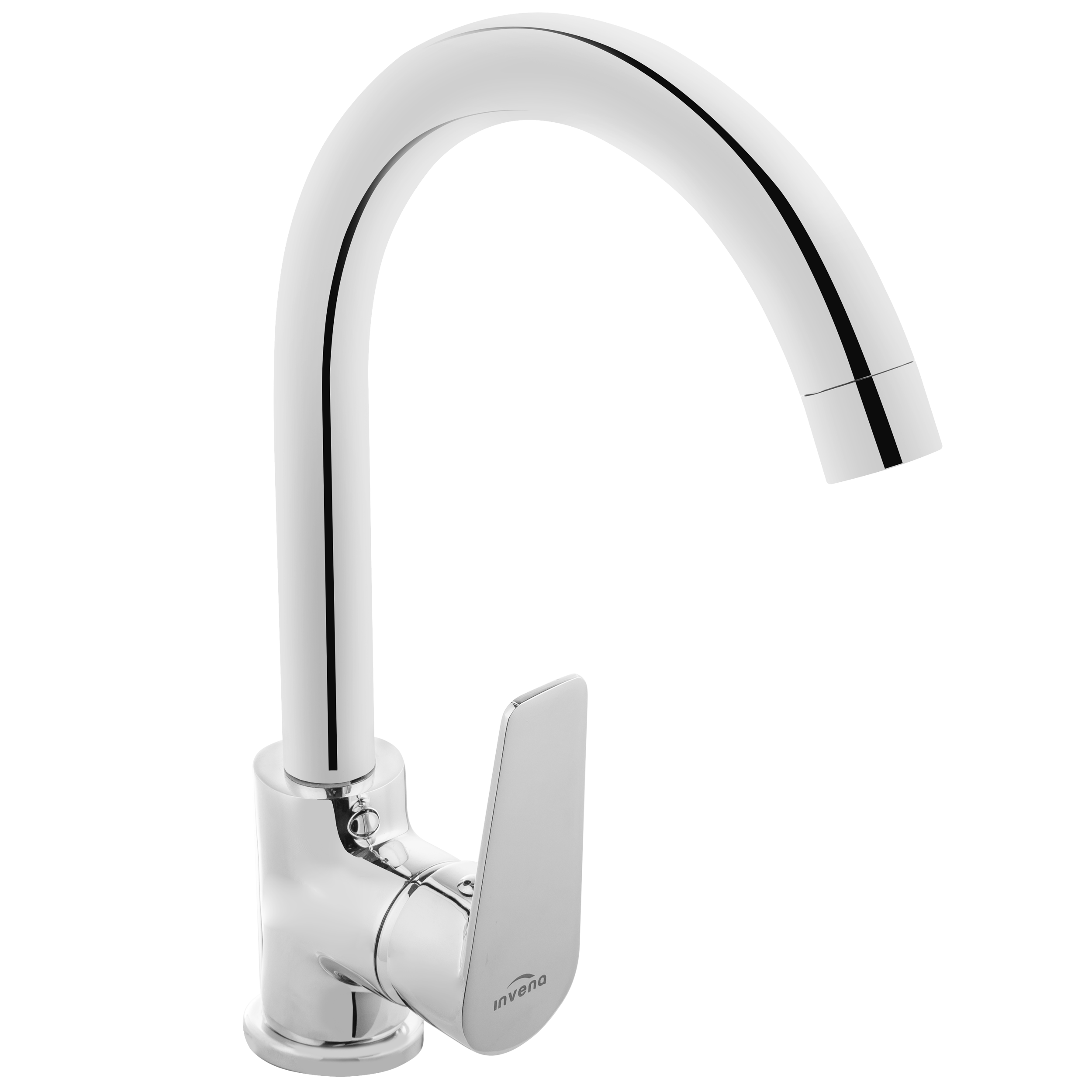 Invena Dokos rubinetto da cucina verticale cromo BZ-19-001