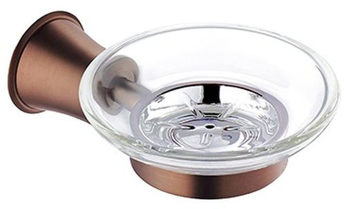 Omnires Art LIne portasapone a parete rame-trasparente AL53420ORB
